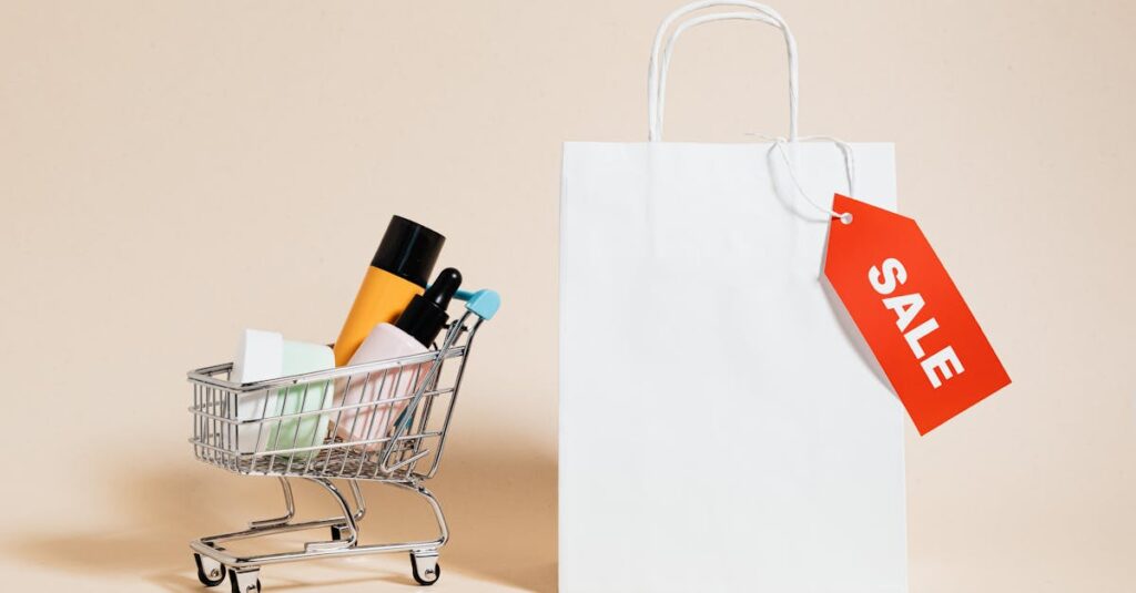 着物の買取査定で価格交渉する様子をイラストで描いた場面